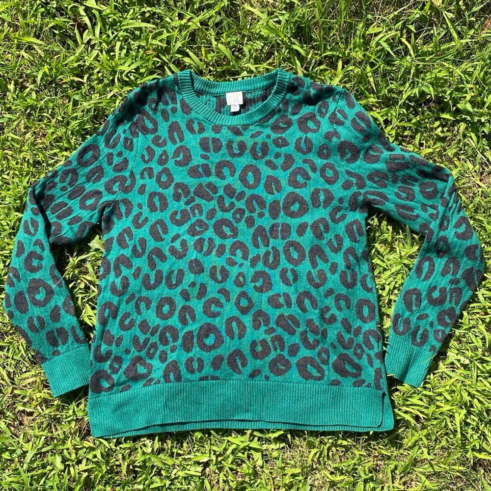 Cheetah Print Sweater